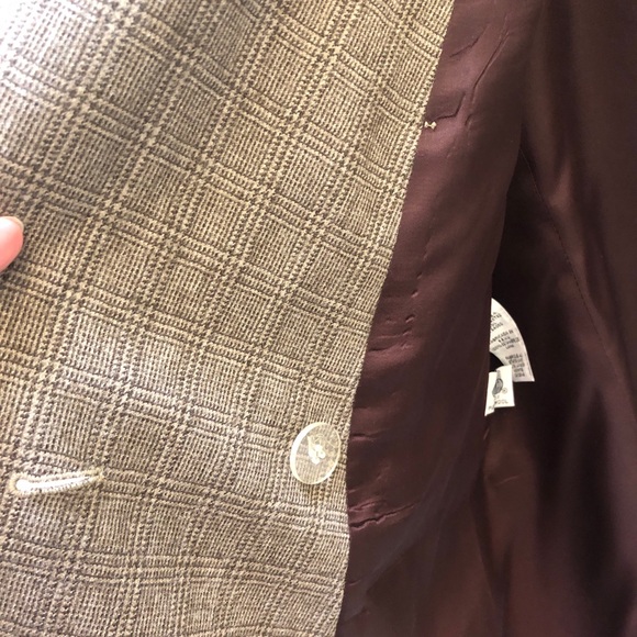 Jones New York Blazer Double breasted 8 petite made in USA beautiful! 100% wool - Picture 6 of 10